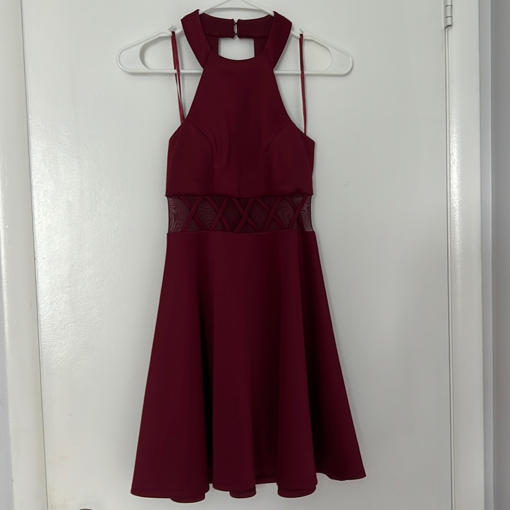 Burgundy Dress